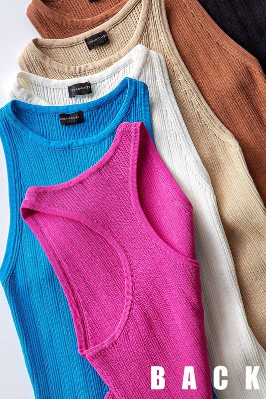 Stacy Sleeveless Knit Bodysuit