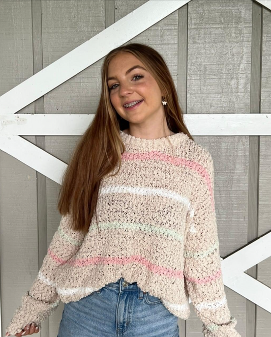Spring Stripes Sweater