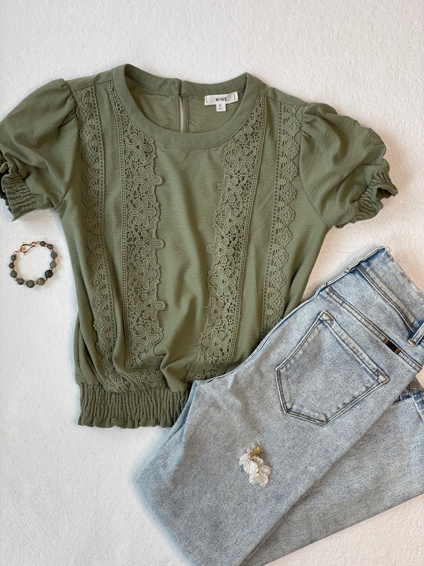Sage Green Crop
