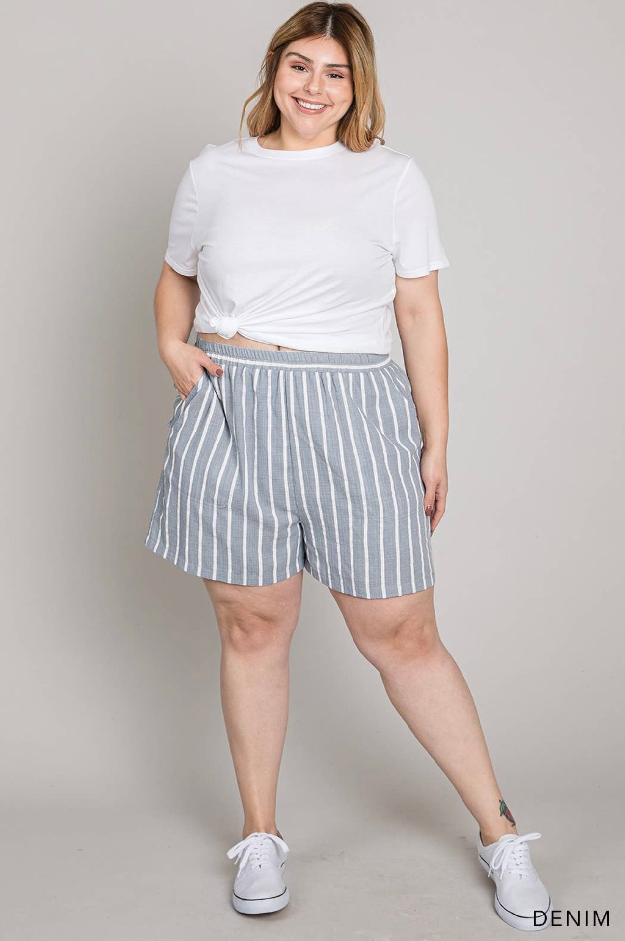Banker Stripe Shorts