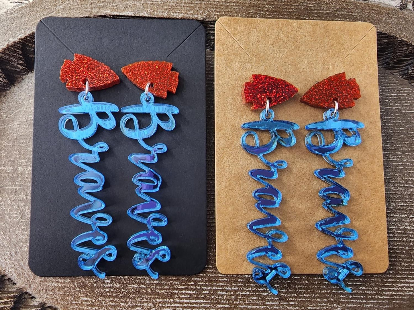 Braves Dangle Earrings