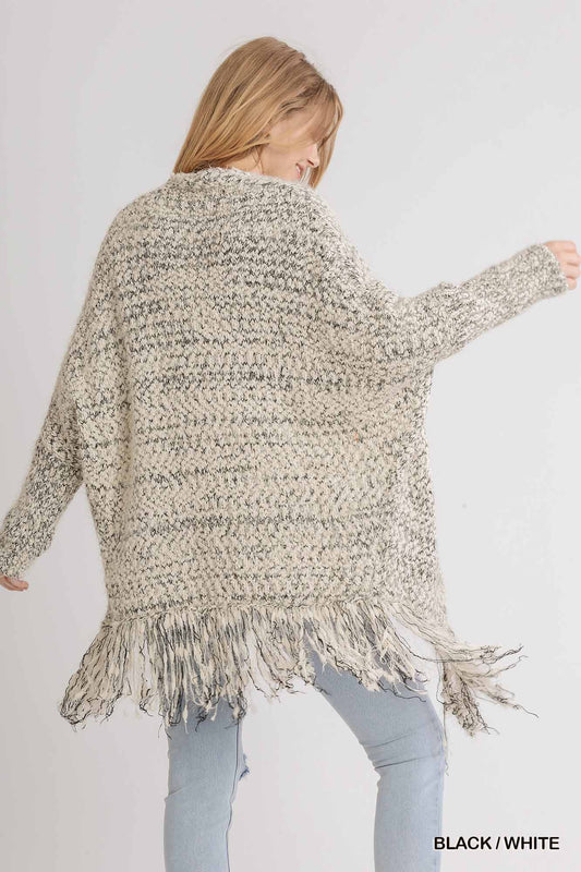 Cuddle Up Fringe Cardigan