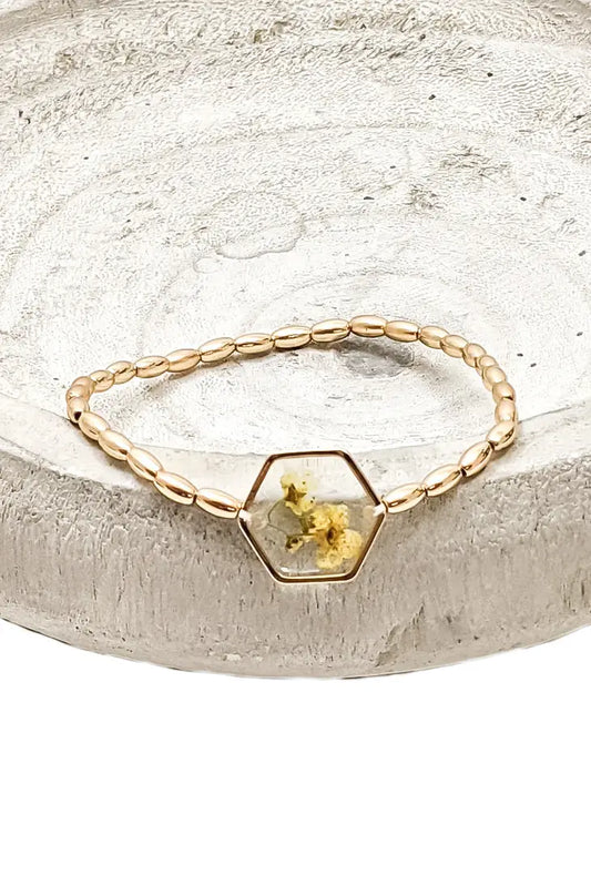 Faye Floral Charm Bracelet